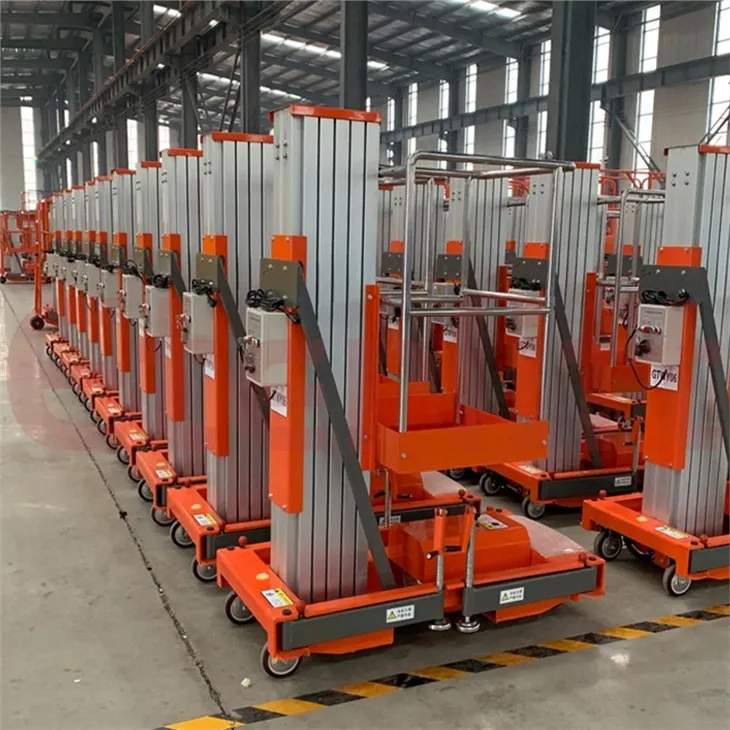 Jednojarbolni aluminijumski man lift