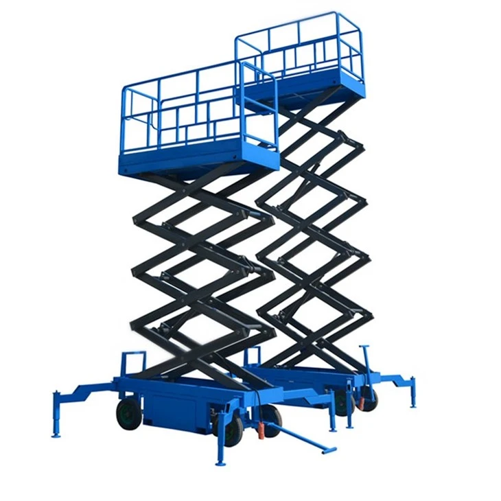 Aerial Work Platform With Outriggers